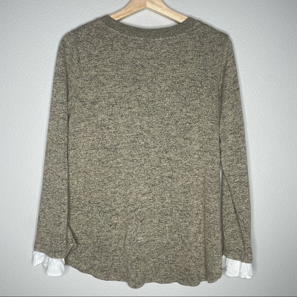Freelander Larger Sweater Heathered Long Sleeve - Picture 4 of 5